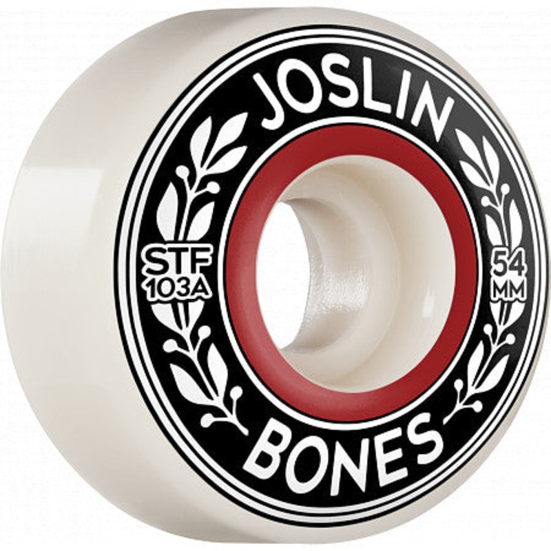 Bones Joslin Emblem V1 STF Skateboard Wheel in 54mm 99a