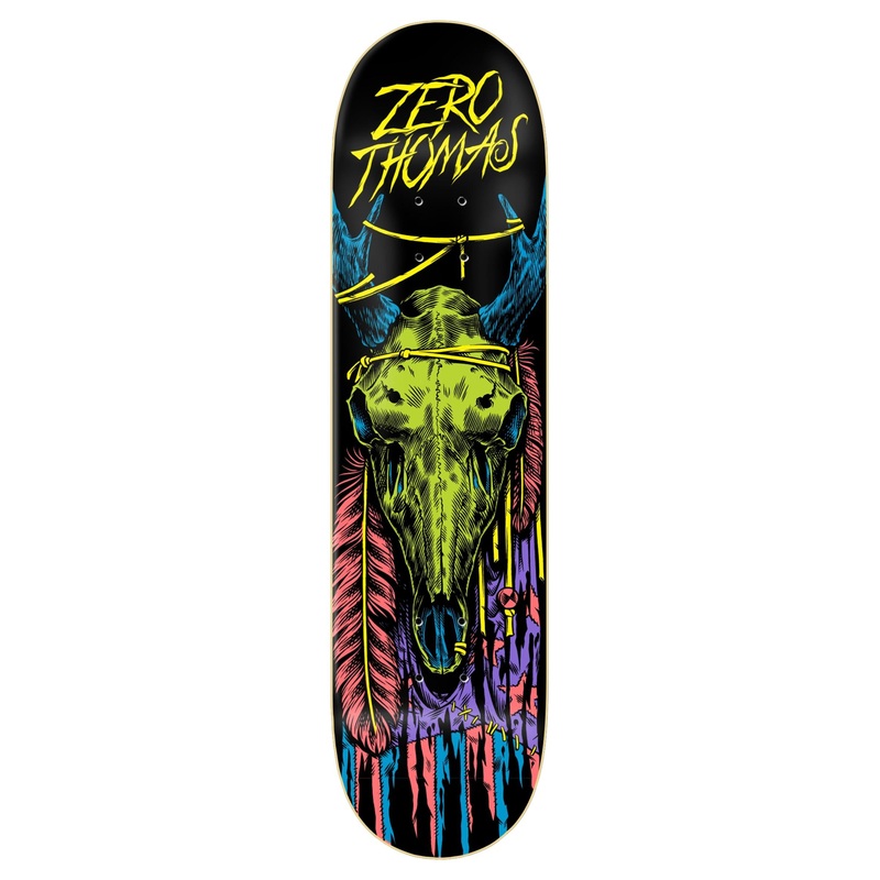 Zero Thomas Black Light Skateboard Deck 8