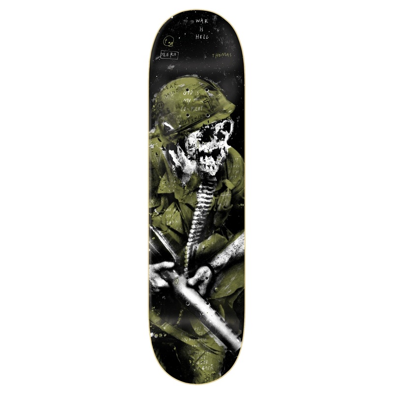 Zero Thomas War Is Hell Skateboard Deck 8.5