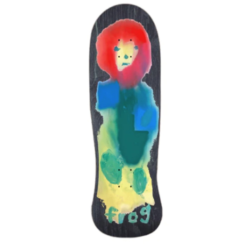 Frog Loomer Skateboard in Black 9.1''