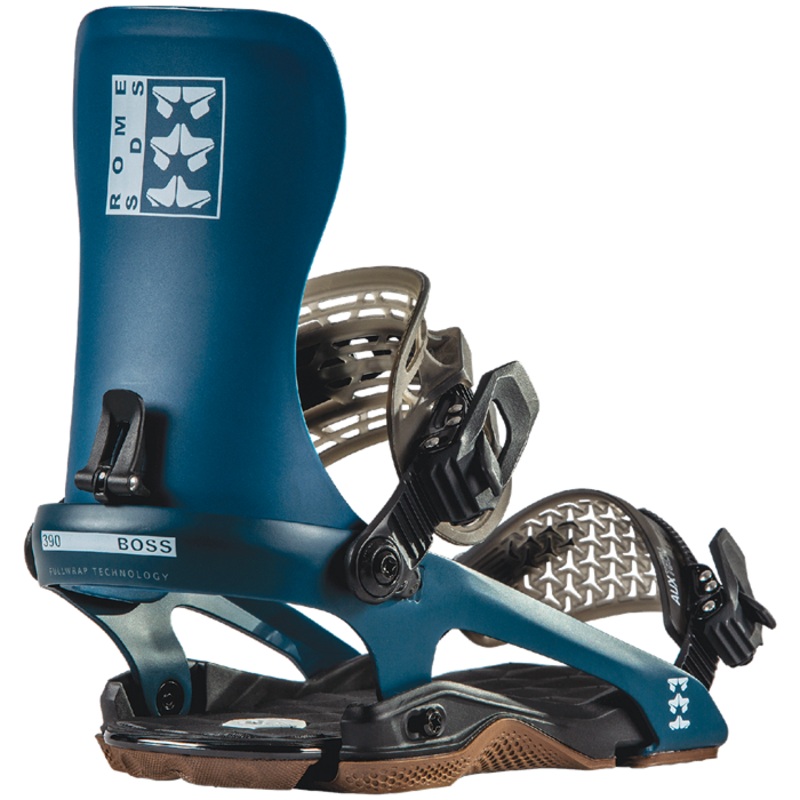 Rome 390 Boss Snowboard Bindings in in Blue 2023 L/XL