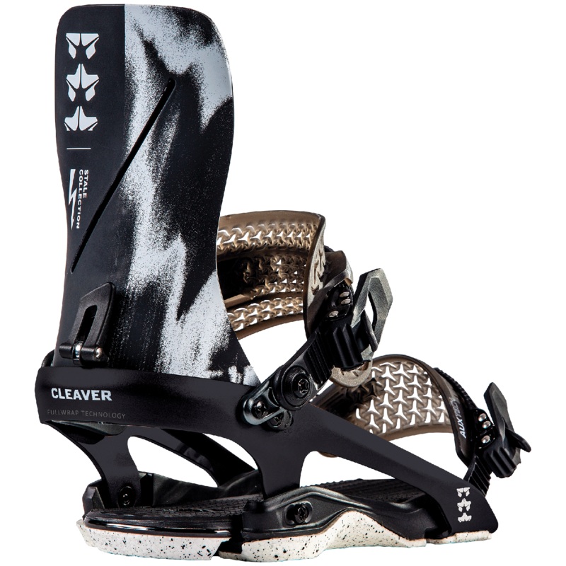 Rome Cleaver Snowboard Bindings in in White 2023 L/XL
