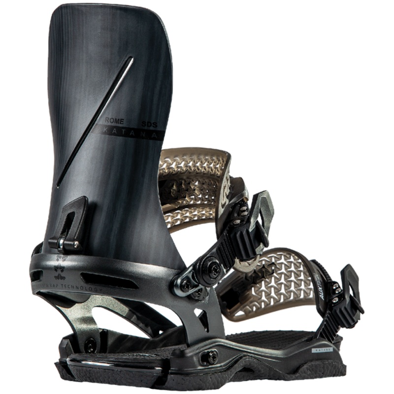 Rome Katana Snowboard Bindings in in Black 2023 L/XL