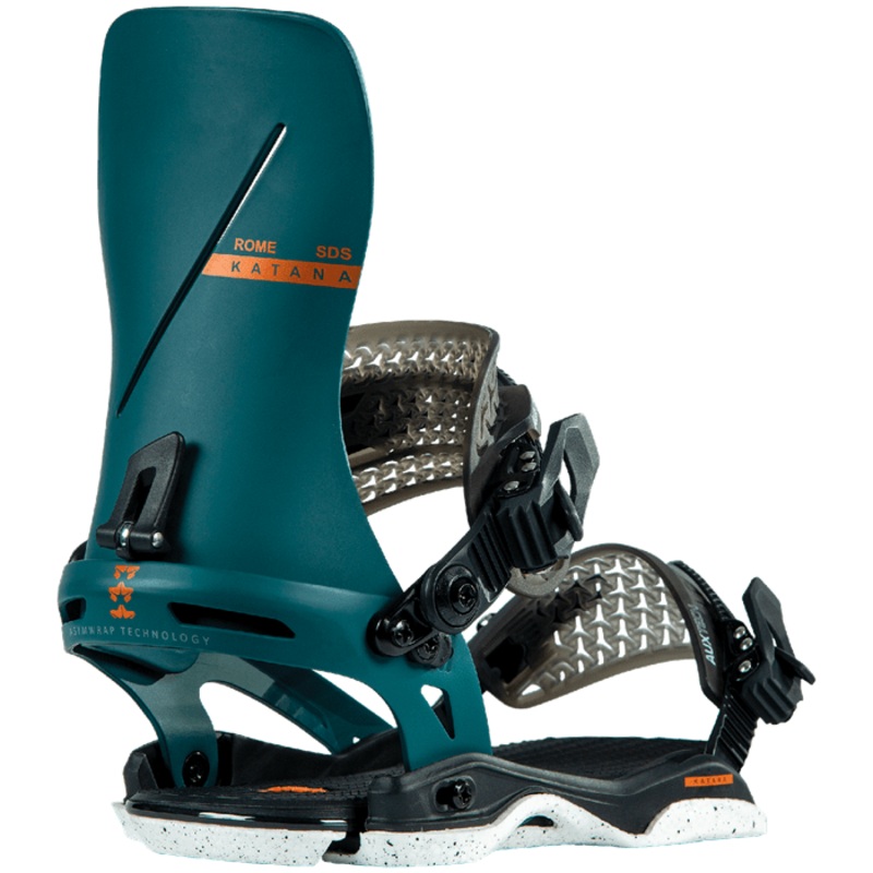Rome Katana Snowboard Bindings in in Blue 2023 L/XL