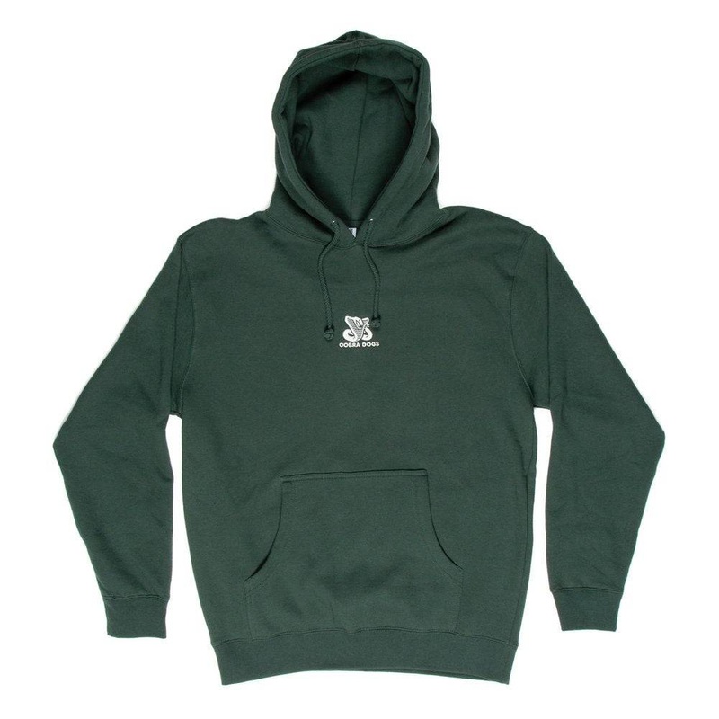 Cobra Dogs Classic Condiment Embroidered Hoodie in Relish and Onion XS