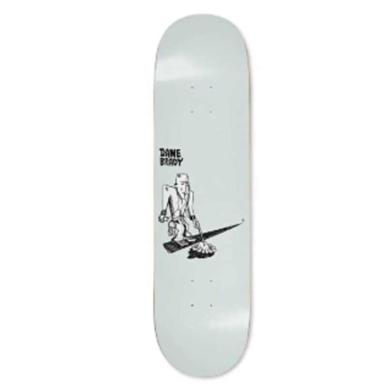 Polar Dane Brady Mopping Green Skateboard Deck 8.375