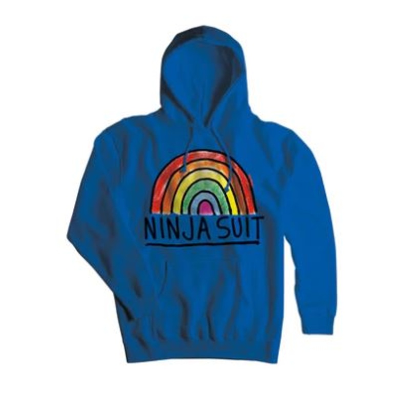 2022 Airblaster Ninja Rainbow Hoody in Royal XS
