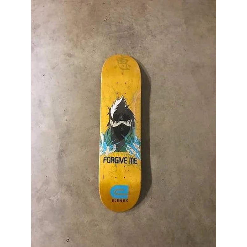 Elenex Forgive Me Skateboard Deck in Assorted Stains 8.25