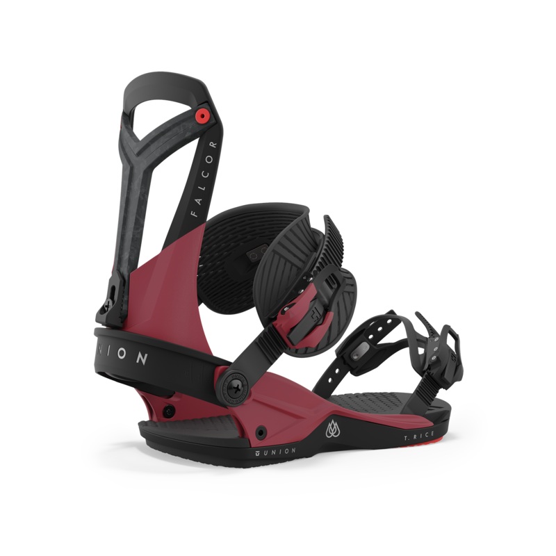 Union Falcor Snowboard Binding in Red 2024 M