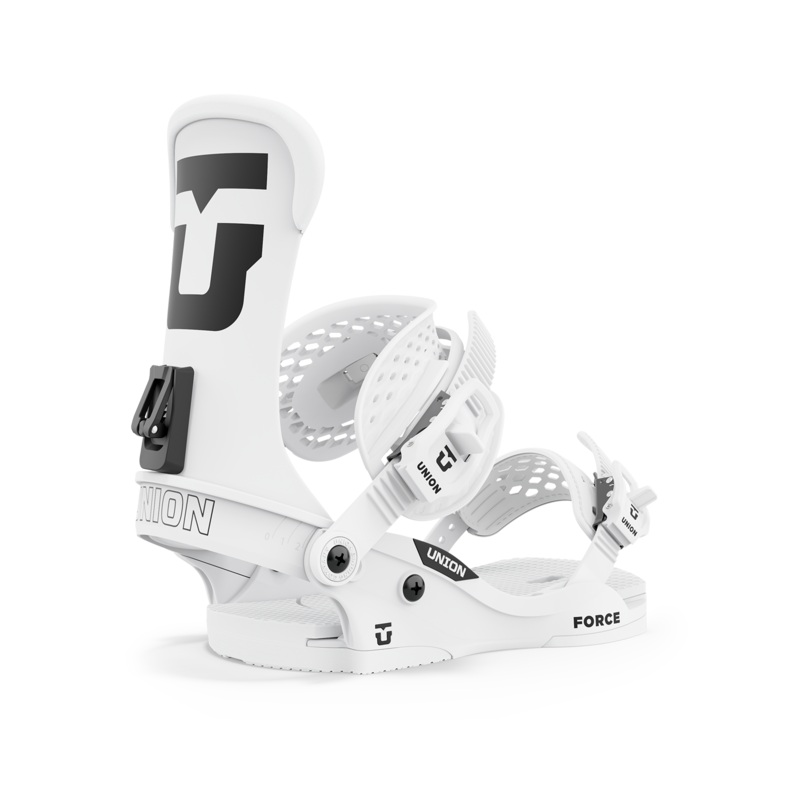 Union Force Classic (Team Highback) Snowboard Binding in White 2024 XS