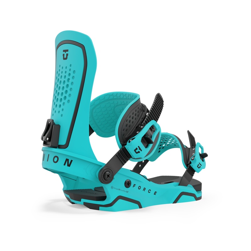 Union Force Snowboard Binding in Cyan 2024 S