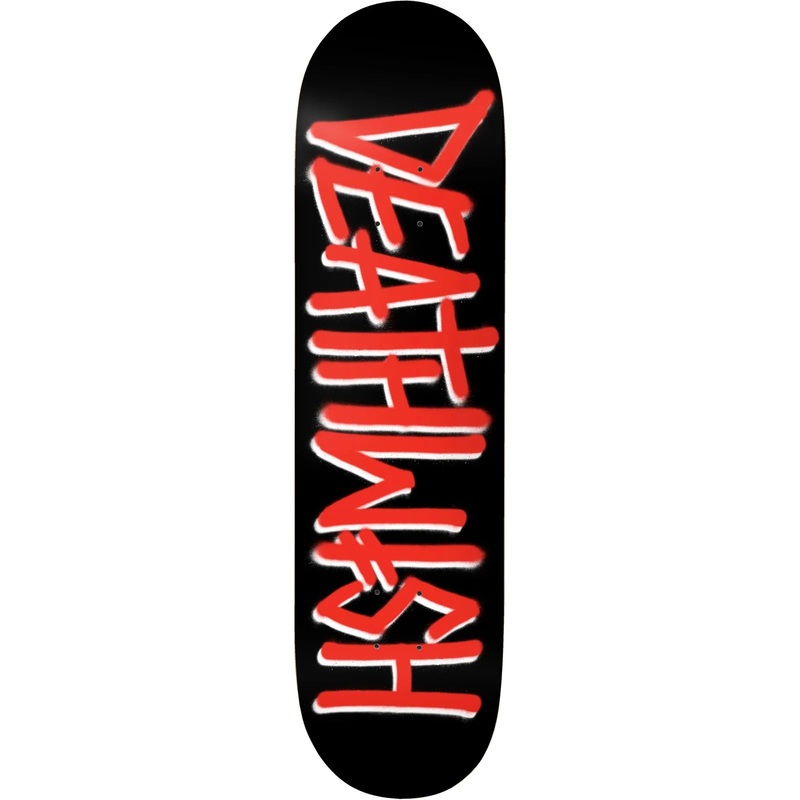 Deathwish Deathspray Skateboard Deck in Red 8.25