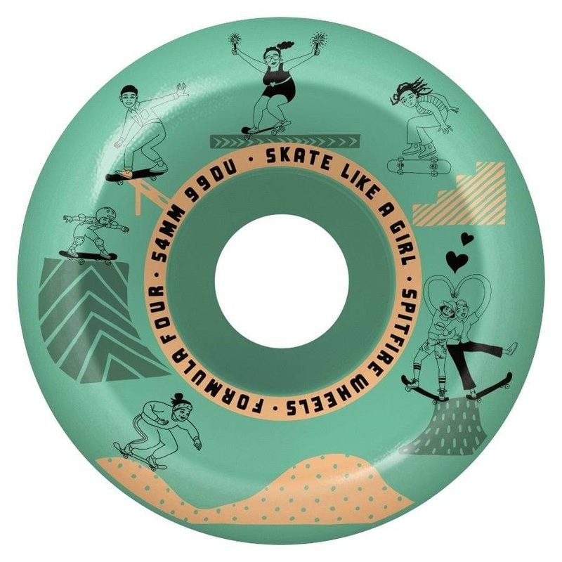 Spitfire Formula Four Skate Girl Sessions Skate Wheels 99d 54mm