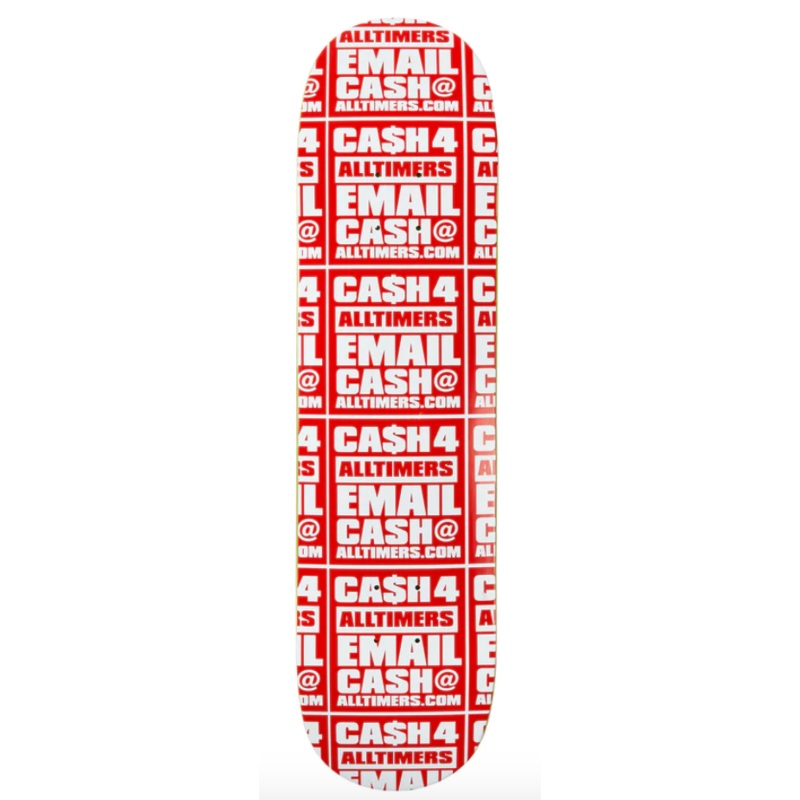 Alltimers Atlantic Ave Board Red 8.25