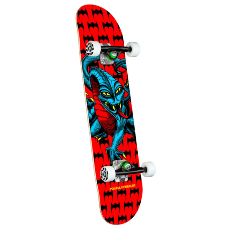Powell Peralta Cab Dragon One Off Red Birch Complete Skateboard 7.75 x 31.08 7.75