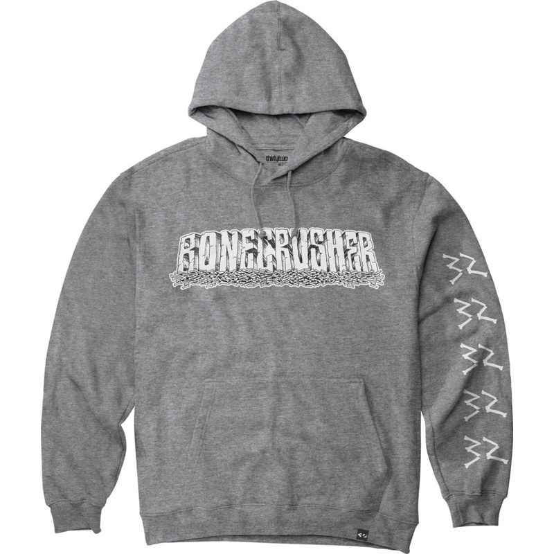 32 (Thirty Two) Bonecrusher Hooded Sweatshirt in Grey and Heather 2024 S