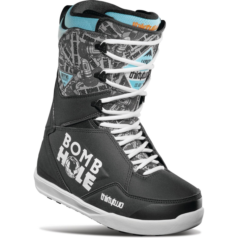 32 (Thirty Two) Lashed Bomb Hole Snowboard Boots in Black and White 2024 5