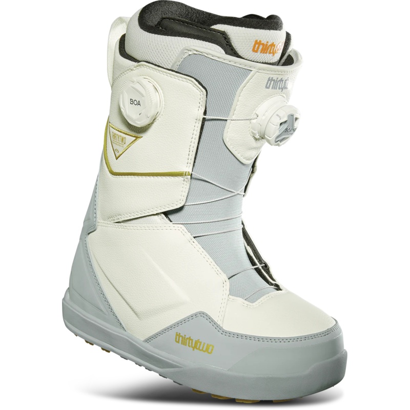 32 (Thirty Two) Lashed Double Boa Womens Snowboard Boots in White and Grey 2024 5