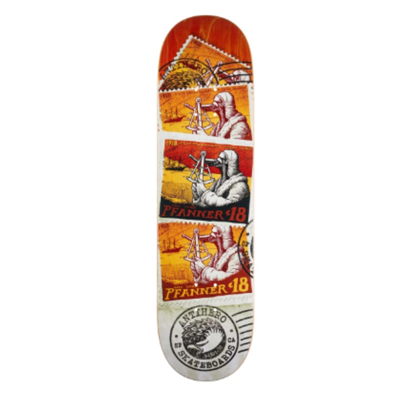 Antihero Pfanner Postal Skateboard Deck 8.25