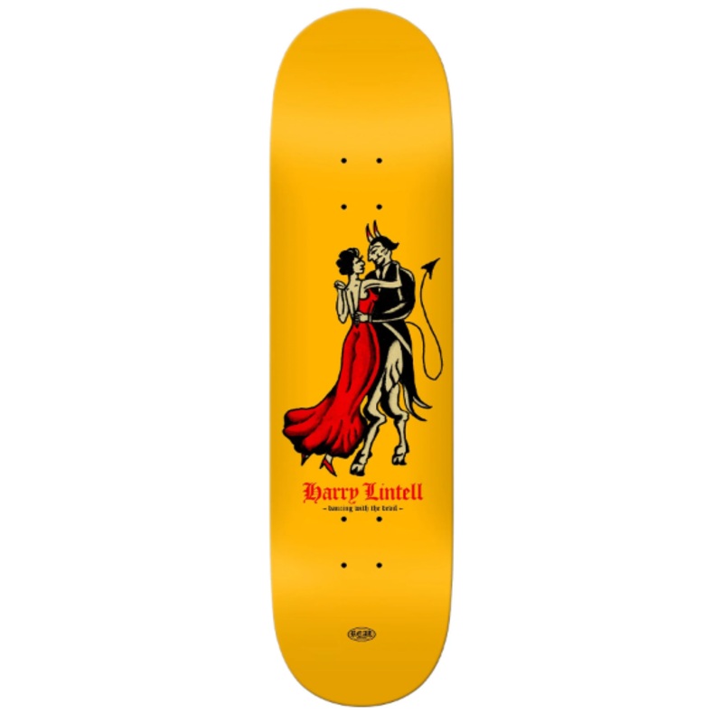 Real Lintell Dance with the Devil Skateboard Deck 8.5