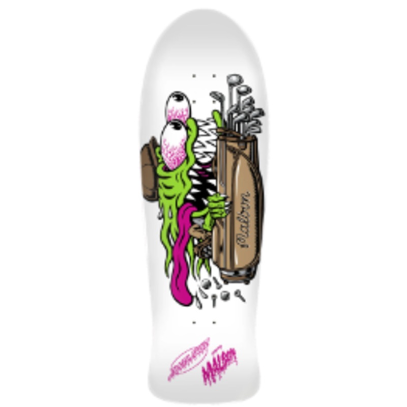 Santa Cruz x Malbon Slasher Skateboard Deck in 10.1"