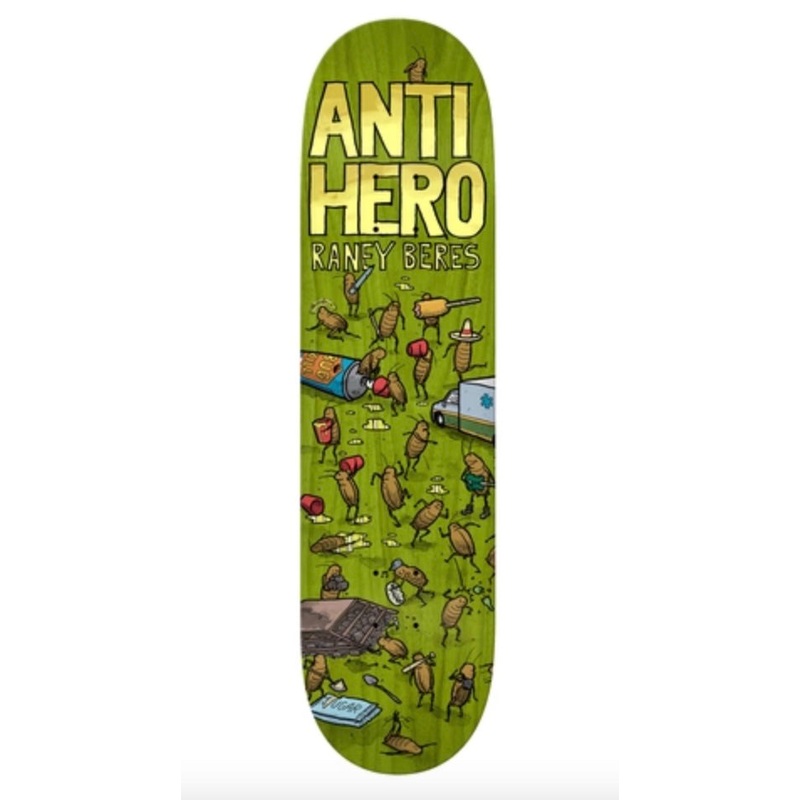 Antihero Raney Roached Out Skateboard Deck 8.25