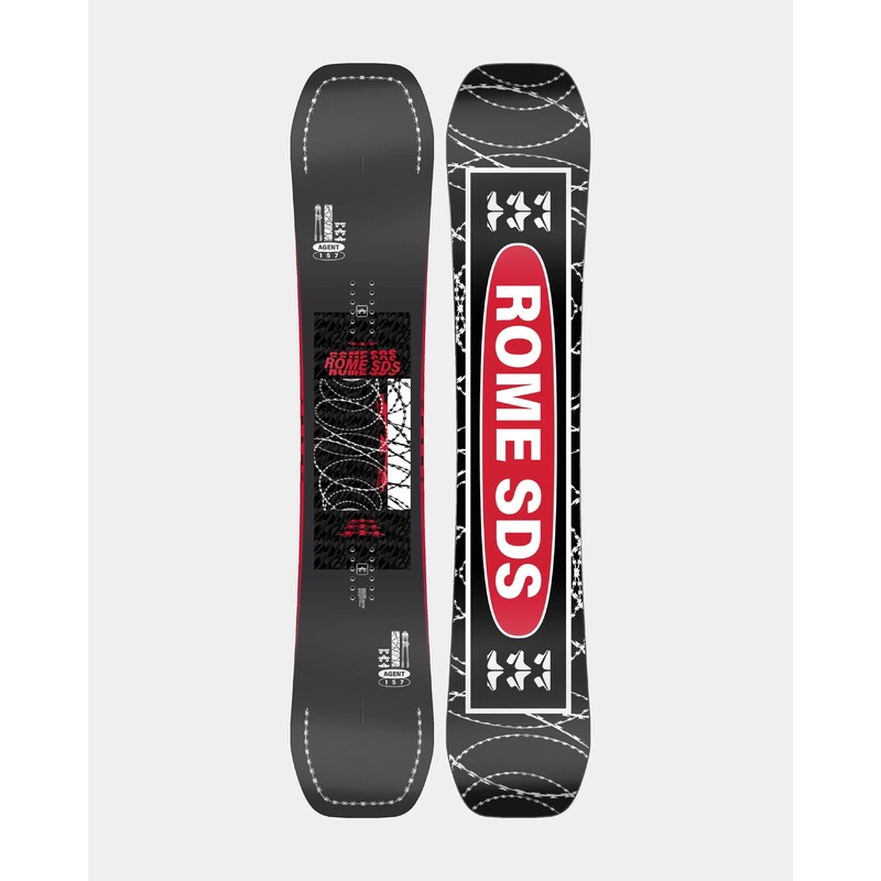 Rome Agent Snowboard 2024 148 The all new Rome Agent Snowboard 2024