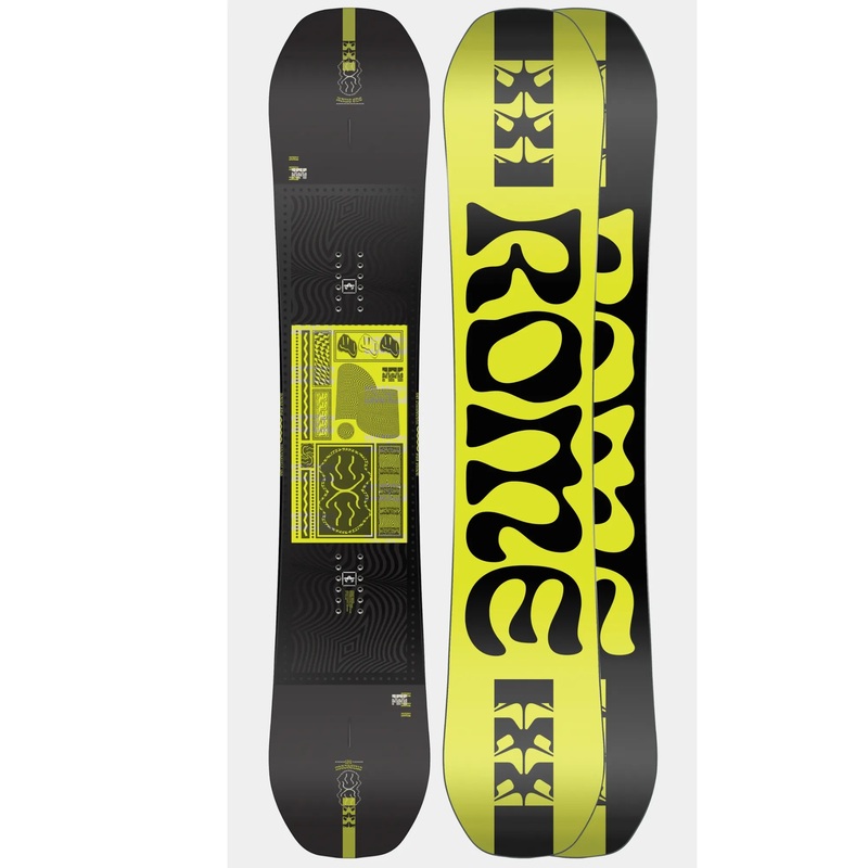 Rome Mechanic Snowboard 2024 147 The all new Rome Mechanic Snowboard 2024