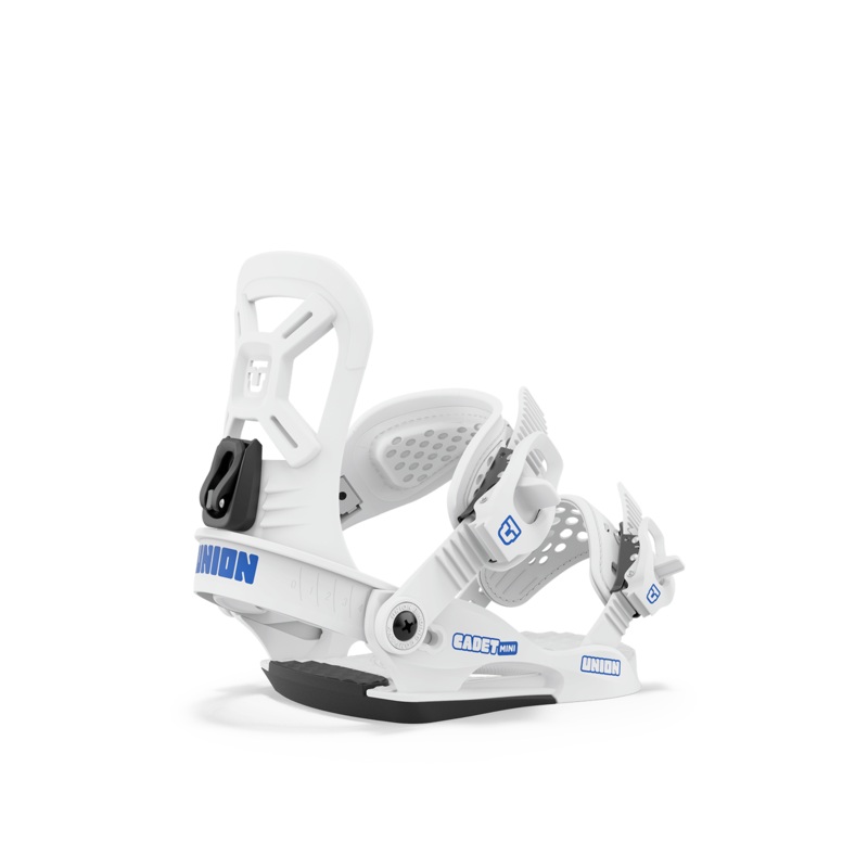 Union Cadet Mini Kids Snowboard Binding in White 2024 XS