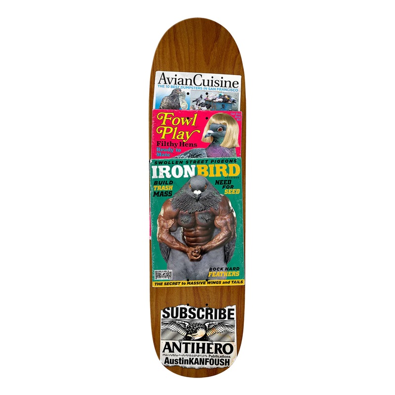 Antihero Kanfoush Pigeon Vision Skateboard Deck 8.55