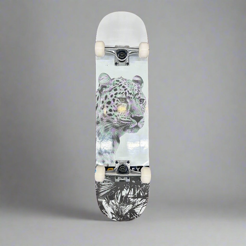 Elenex Leopard Complete Skateboard 7.75