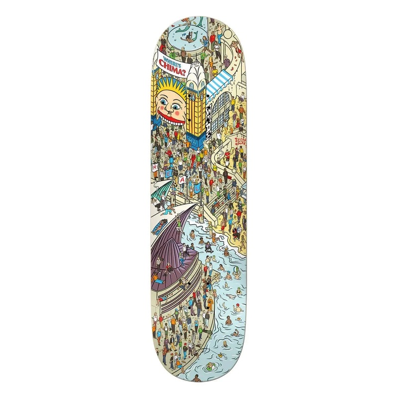 Real Where's Chima Skateboard Deck 8.28