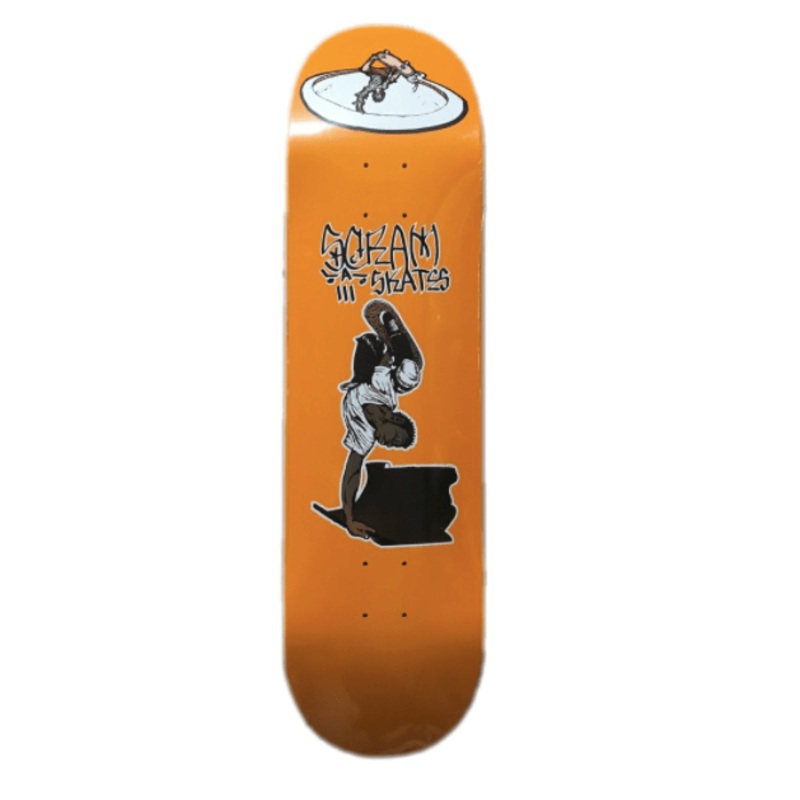 Scram Keenan Orange Skate Deck 8.25"