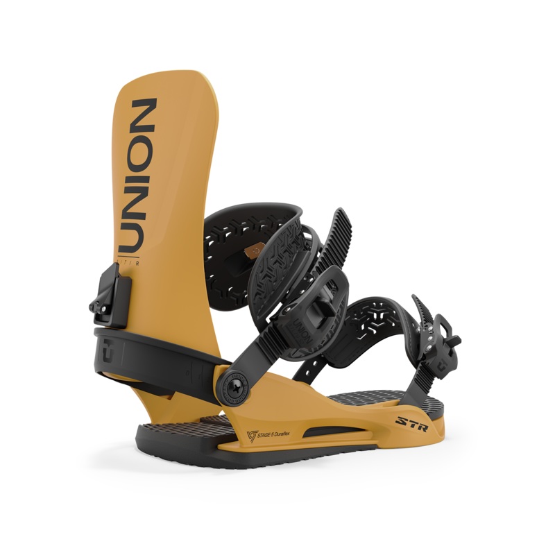 Union STR Mens Snowboard Bindings 2025 Black S