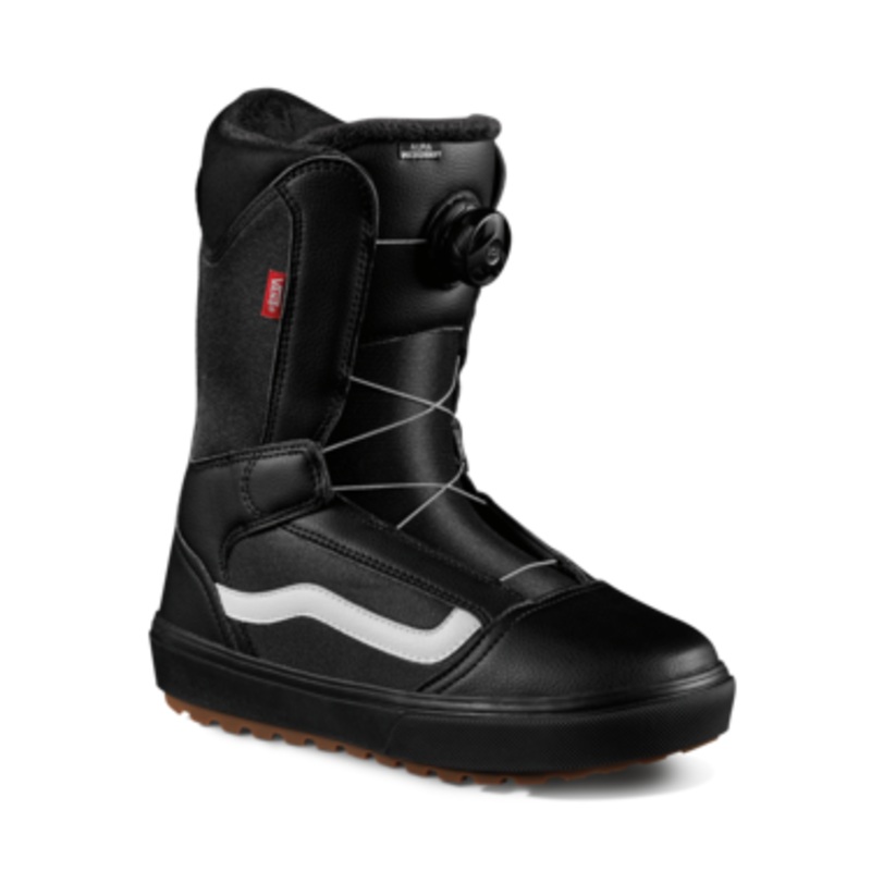 Vans Mens Aura Linerless Snowboard Boot 2025 Black and Gum 7