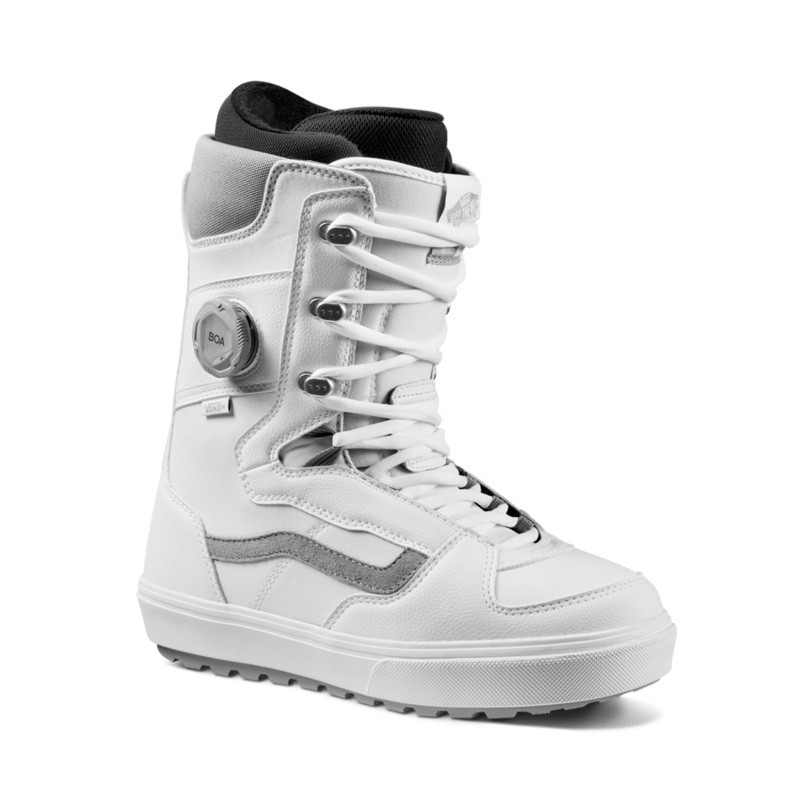 Vans Mens Invado OG Snowboard Boot 2025 White and Grey 7