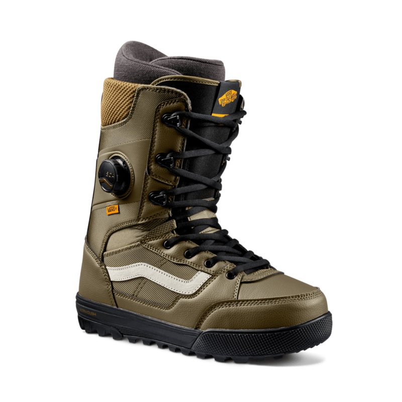 Vans Mens Invado Pro Snowboard Boot 2025 Black and Gum 7