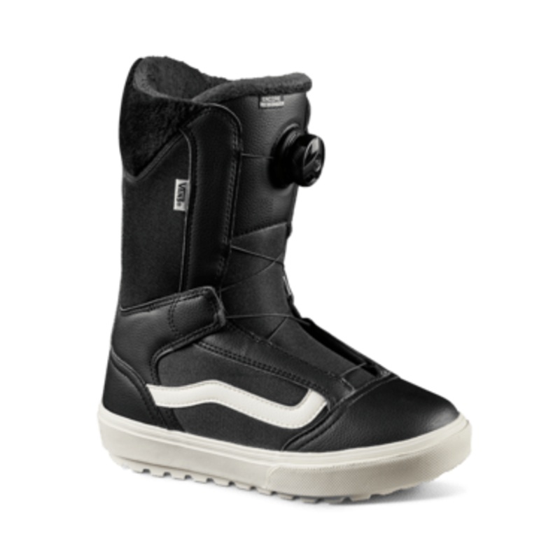Vans Womens Encore Linerless Snowboard Boot 2025 Black and Marshmallow 5