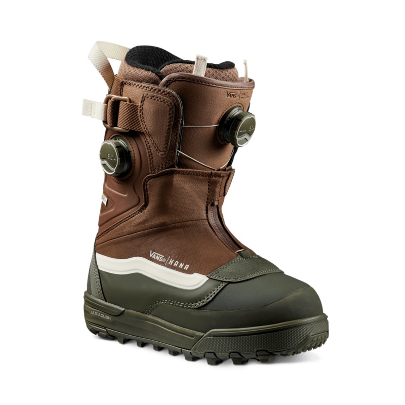 Vans Womens Viaje Range Edition Snowboard Boot 2025 Hana Beaman Grape Leaf and Brown 5