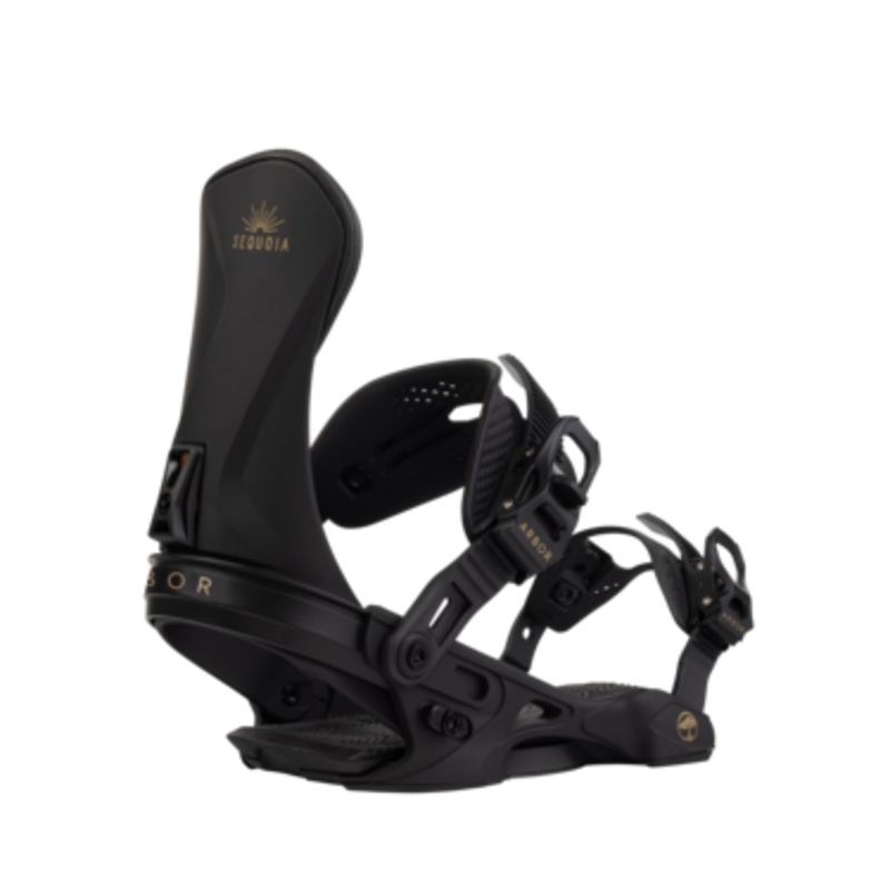 Arbor Sequoia Snowboard Binding - Womens 2025 Black and Gold S