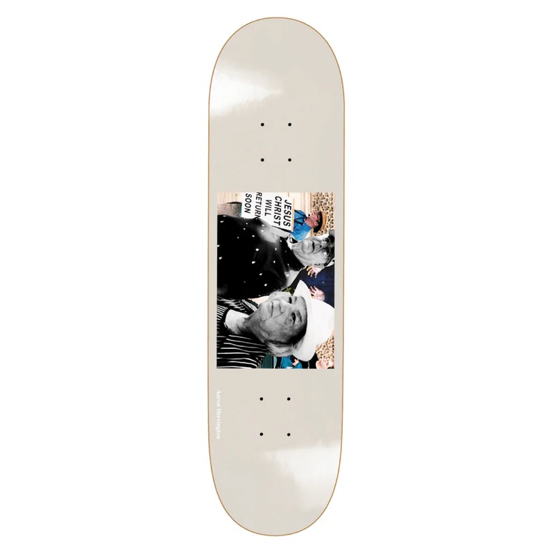 Polar Aaron Herrington Returning Soon Skateboard Deck in Cream 8.25