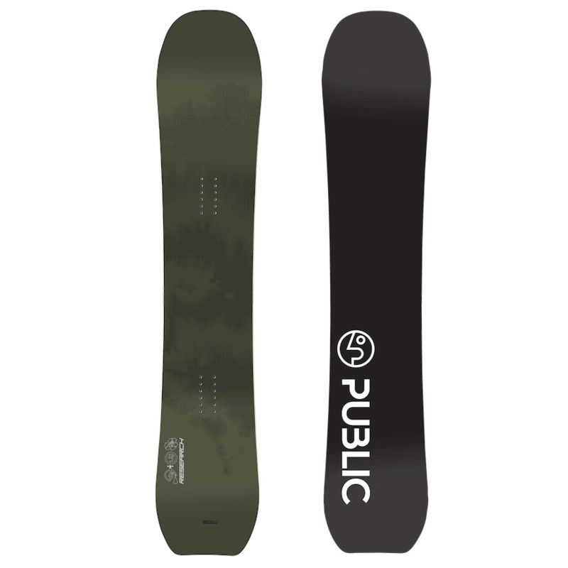 Public Research Wide Snowboard 2025 160 Wide