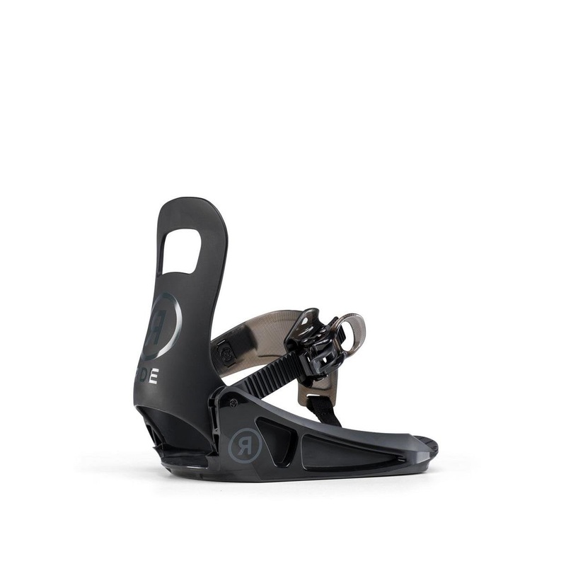 Ride Micro Kids Snowboard Binding 2025 Black XS