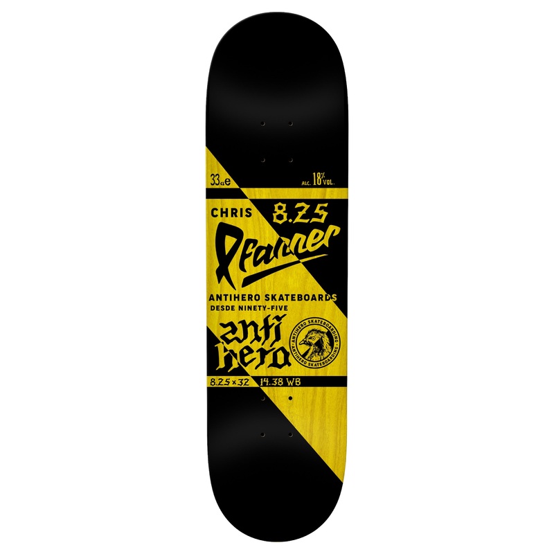 Antihero Pfanner Refrescos Skate Deck 8.25