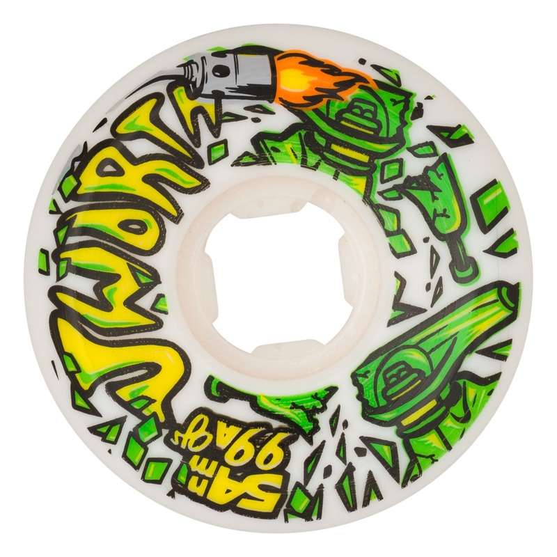 OJ Worthington Elite White Skate Wheels 54mm