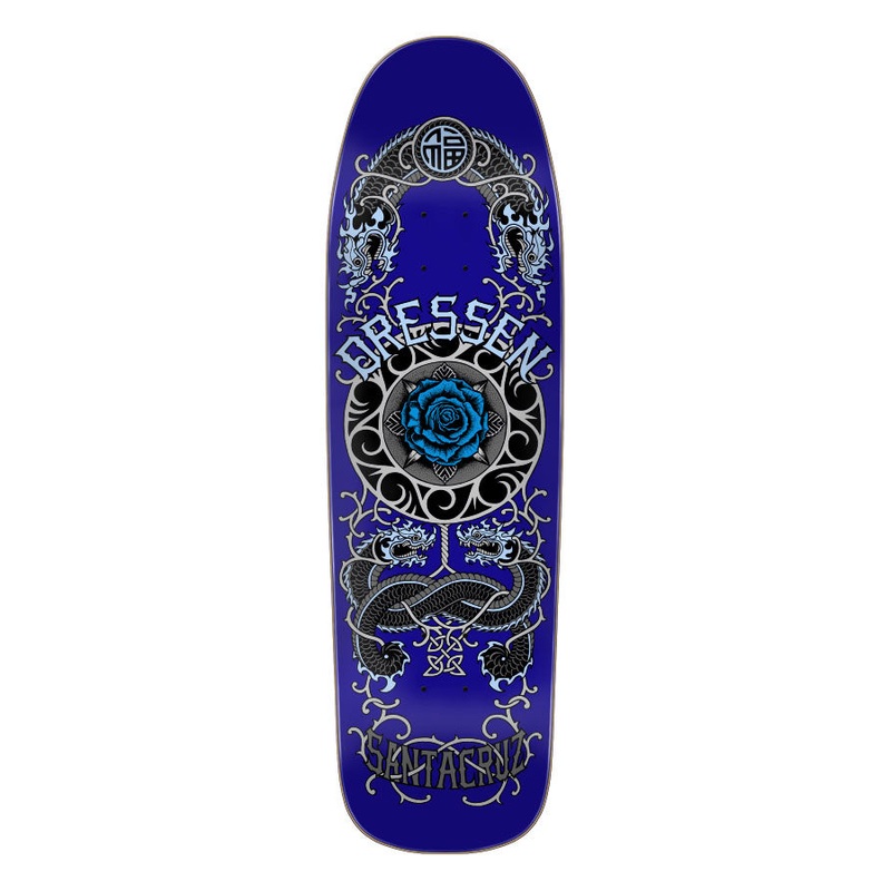Santa Cruz Dressen Rose Crew One Shaped Skate Deck 9.31''