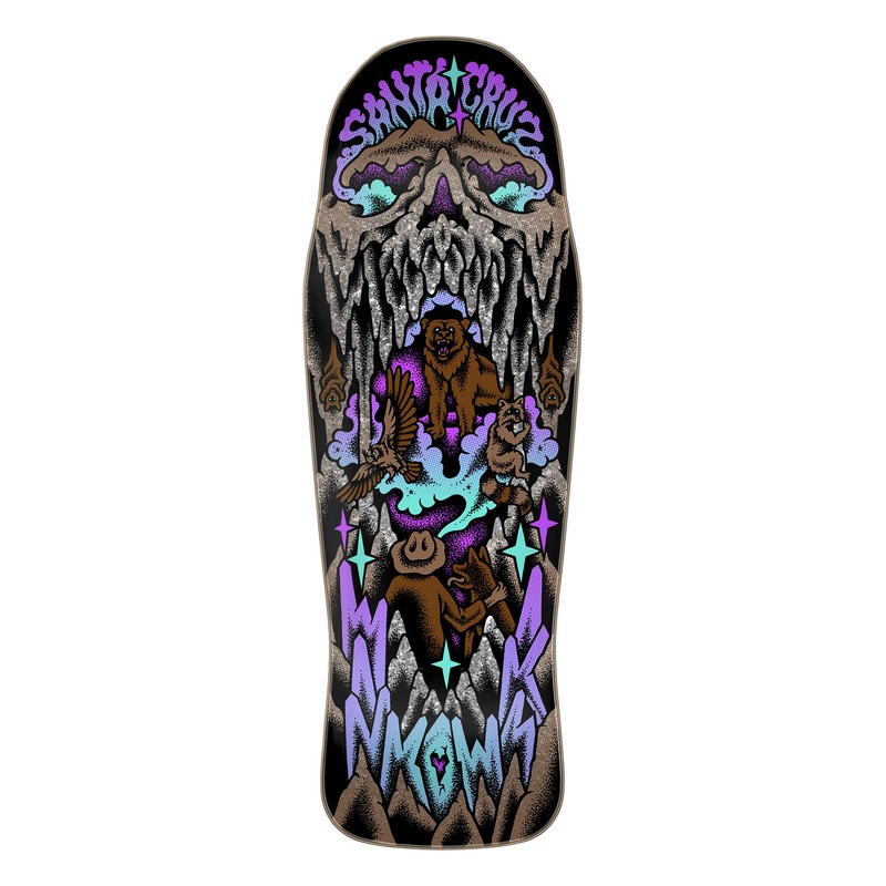 Santa Cruz Winkowski Crystal Cave Shaped Skate Deck 10.34''