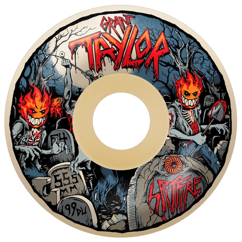 Spitfire Formula Four Grant Undead Radial Skate Wheels 55.5 mm