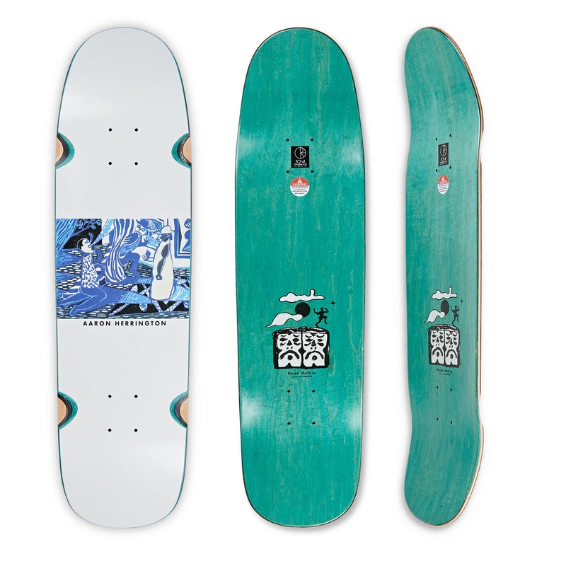 Polar AARON HERRINGTON Serenade Wheel Wells Skateboard Deck P9