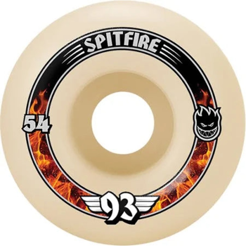 Spitfire Formula Four Natural Radial Soft Slides Skate Wheel 93a 54mm